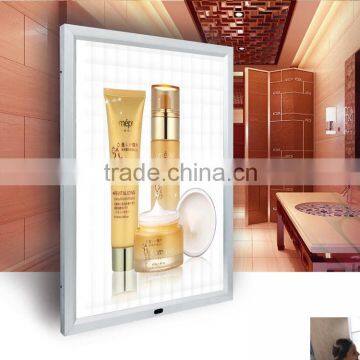 custom size wall mount snap open indoor Advertising elevator poster frame