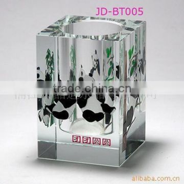 crystal pen vase