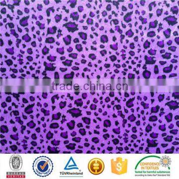 100%polyester cheetah skin printed velour fabric for home textile