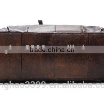 China Customized Brown Travel Bag Vintage Waterproof PU Travel Bag photo-4