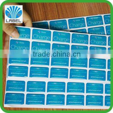 Customized epoxy sticker