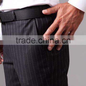 The Classic Black Pinstripe Pants photo-5