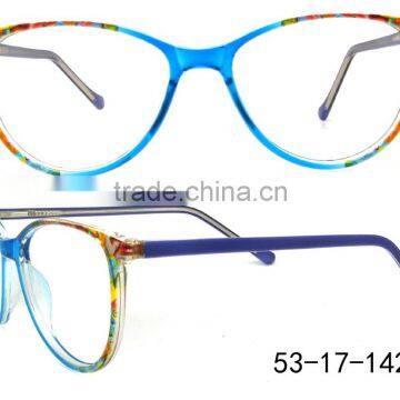 Custom high quality new design women eyeglass frame tr90 with your logo