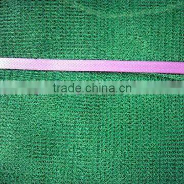 Green scaffolding debris nets