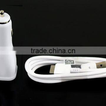 Car Charger for samsung mobile phone car adapter factory price 3.0 compatible cable