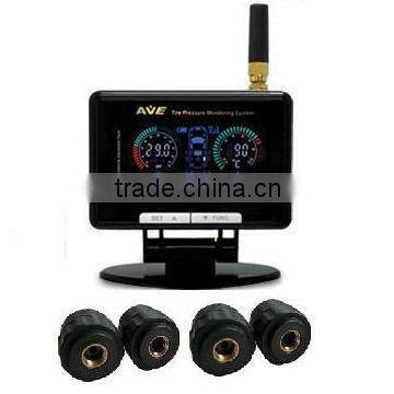 TPMS: AVE Color LCD DIY TPMS for Car+Trailer/ Motorhome/ Camper / 4x4/ AVE-T1008P Tyre Pressure Monitoring System