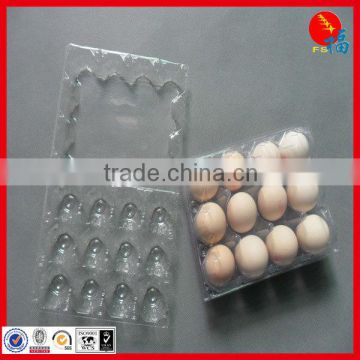 plastic egg packagig tray in PET film