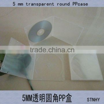 5mm ultrathin Round type transparent CD case