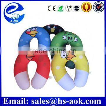 A-OK New Patent design U shape memory foam folding travel neck pillow