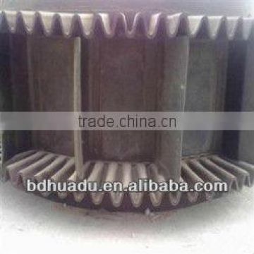 Durable usage wave shape apron conveyor belt