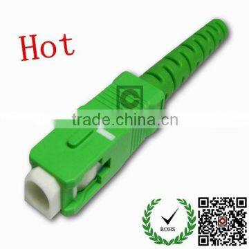 SC Fiber Optic Connector with Green Color in Alibaba