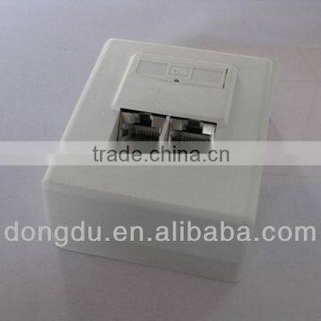 Germany Type CAT5E FTP Wall Outlet(face Plate) 80*65mm