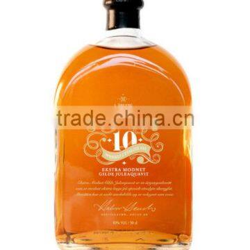 500ml Clear and High Quality Printed Glass Bottle With Logo