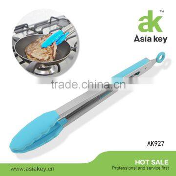 Stainless Steel Locking Tongs With Silicone Tips Silicone Tongs Serving Grill & Salad Tongs