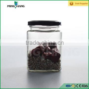 200ml 350ml Best quality clear glass jars for food