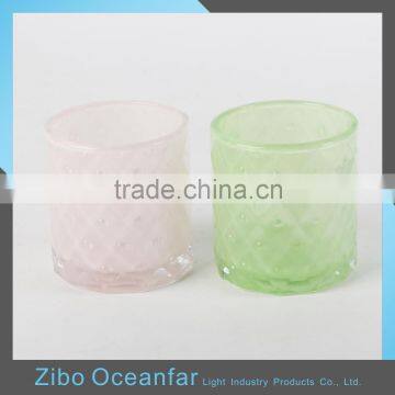 Best Sale Tall Glass Candleholder Bulk Colored Glass Candle Holder Wholesale