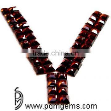 Mozambique Garnet Square Cut Faceted Lot For Silver Necklace From Wholesaler