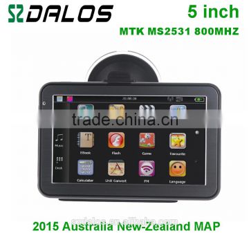 High quality Free Newest map Portable 5inch Car GPS Navigator