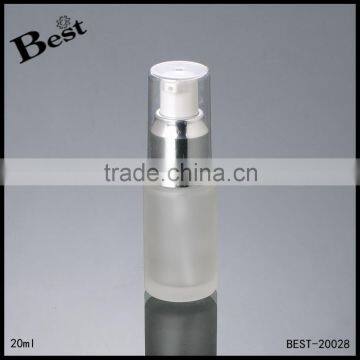 20ml 25ml skin lotion frosted glass bottle with pump                        
                                                                                Supplier's Choice