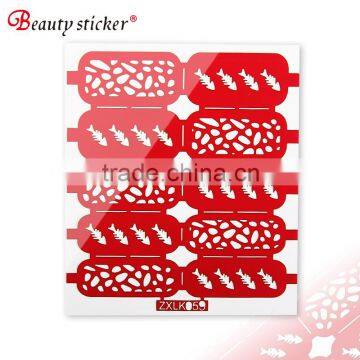 Nail art Accessories Stencil Stickers Professional DIY Nail Polish Nail Sticker Vinyl Stencil                        
                                                Quality Choice