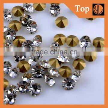 Glass Crystal Rhinestone Chaton Point Back Stone photo-5