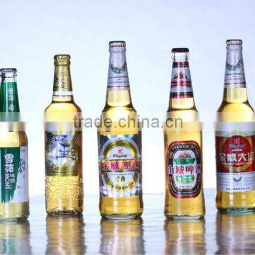 many kinds of beer bottle labels