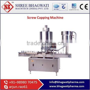 Screw Capping Machine from Best Pharmaceutical Machinery Manufacturer