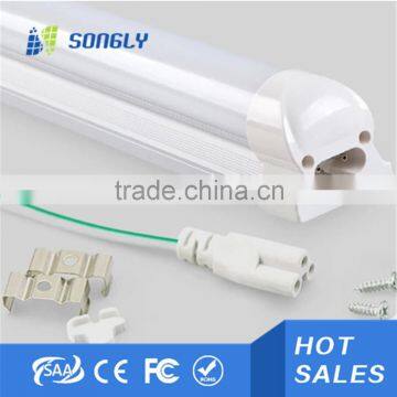 CE ROHS T8 18w LED TUBE 120CM 4ft glass / pc cover integral / spilt type