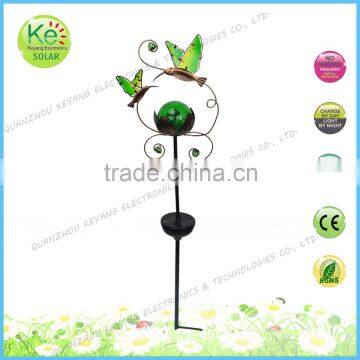 Metal Lawn Light for Garden Decorative Solar Powered Outdoor Led