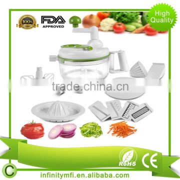 Salad Slicer Mandolin Vegetable Slicer Spiral Kitchen Chopper Salad Maker Manual Food Processor