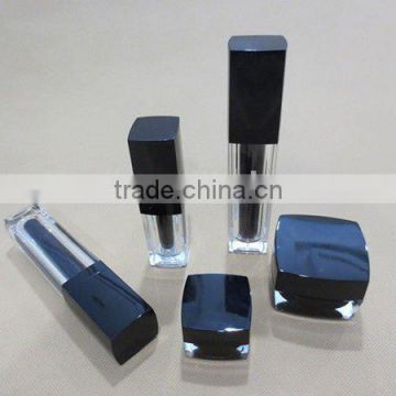 Cosmetic popular style packaging series/plastic blake jars and pump spray bottles