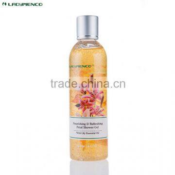 YESNOW Shower Gels Skin Whitening Shower Gel Real Flower Body Care Good Mood Flower Essential Oil Bath Dew photo-4