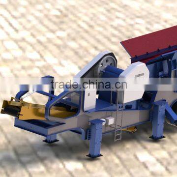 High efficiency mobile crusher for stone with bese sales services