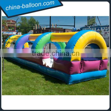 Colorful inflatable slideway/ 28ft inflatable slide lane for kids                        
                                                                                Supplier's Choice