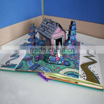 Elegant hardcover stereo children book printing