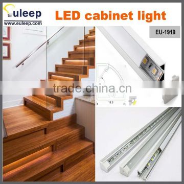 DC12V,1000mm,12w,Corner LED Strip,Aluminum LED Cabinet Light for Home Decrating,hot sell in Singapore market