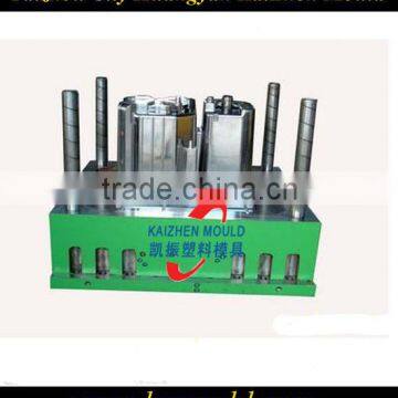 Plastic double washing machine barrel mould