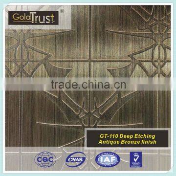 free samples art etching stainless steel sheet