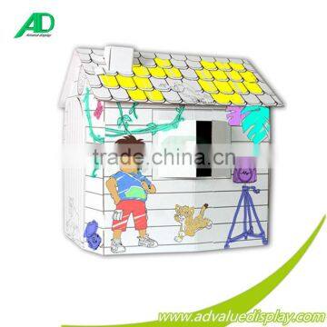 Furniture for Children Train Cardboard Playhouse Corrugated Cardboard Playhouse