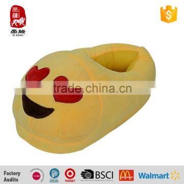 Women Gender and EVA Outsole Material Womens Girls Whats App Emoji Smiley Plush Slipper Quality Choice photo-5