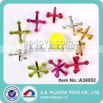 11PCS mini plastic ball and jax