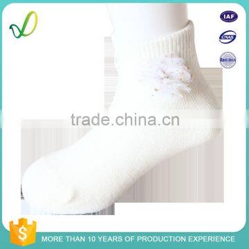 Cheap Branded Plain Girls School Uniform Thin Cotton Girl White Socks photo-6