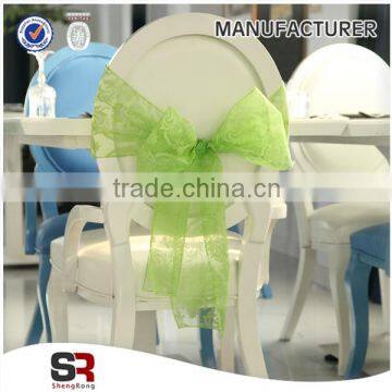 Royal Blue Color Organza Chair Hood For Wedding