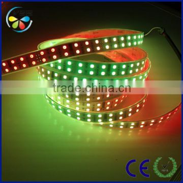 120led/m 600led/reel 5050smd rgb two rows led strip