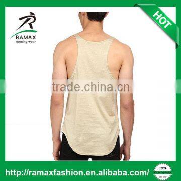 Ramax Custom Men 100% Cotton Racerback Muscle Running Gym Tank Tops photo-3