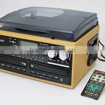 Rain Lane Multifunction Stereo Turntable 3 Speed 2Cd System Record Player Turntable photo-3