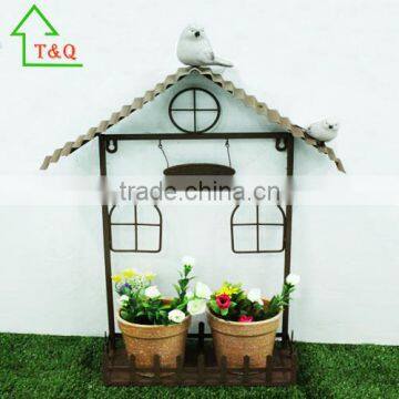New Vintage Cream 2 in 1 Stylish Garden Outdoor Glazed Ceramic Planter