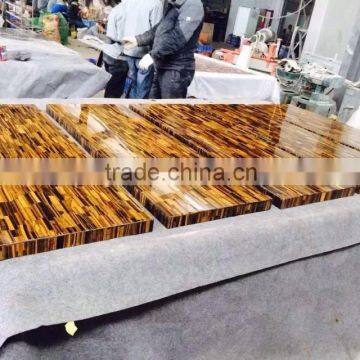 Five Star Hotel Wall and Floor Decoration Yellow Tiger Eye Stone Price photo-6