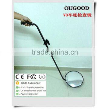 Telescoping Under Vehicle inspection Mirror, Stainless steel convex mirror, car inspection mirror