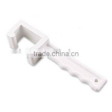 White color plastic pail lid opener